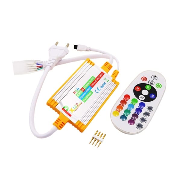 ریموت کنترل ریسه شلنگی RGB 220 ولت