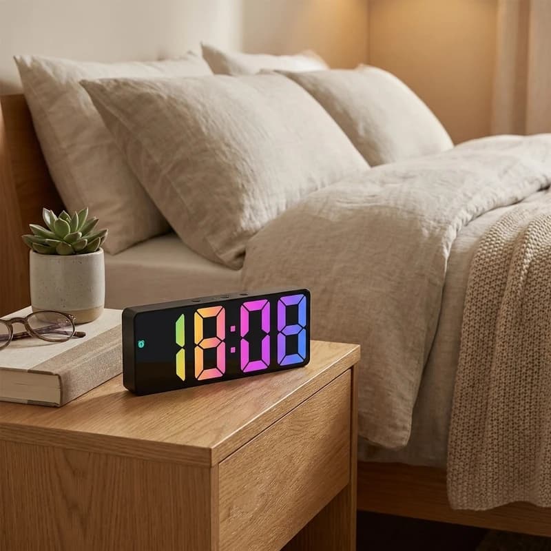 ساعت دیجیتال رومیزی RGB مدل 725