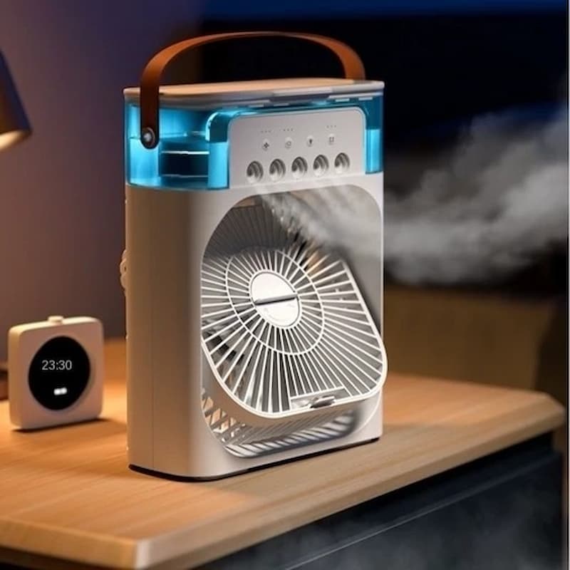 پنکه مه پاش رومیزی Air cooler fan سایز بزرگ